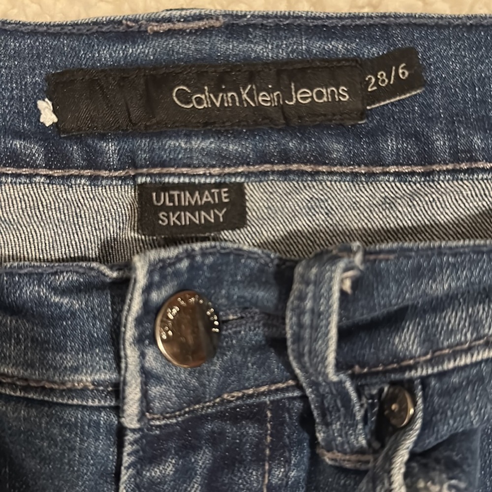 calvin klein size 6 jeans - Picture 2 of 3